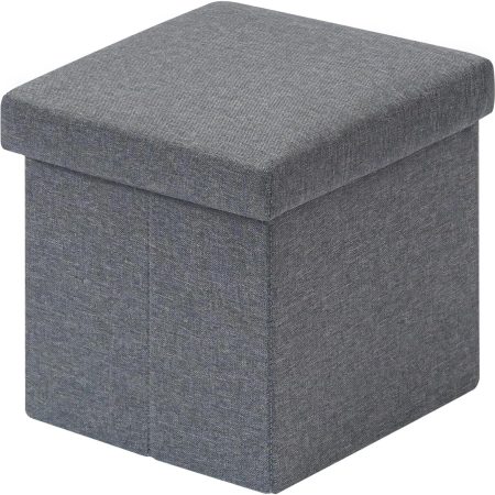 Cube storage ottoman footrest